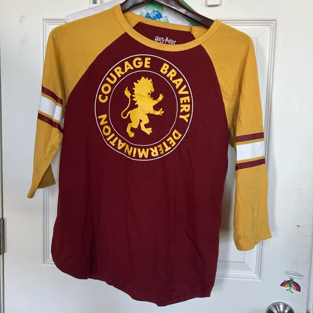 Disney Kids Long Sleeve Tee - Maroon & Gold